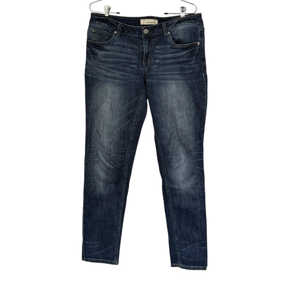 Maurices Women's Denim Jeans Size 28 Regular Blue Medium Wash #51783 Classic